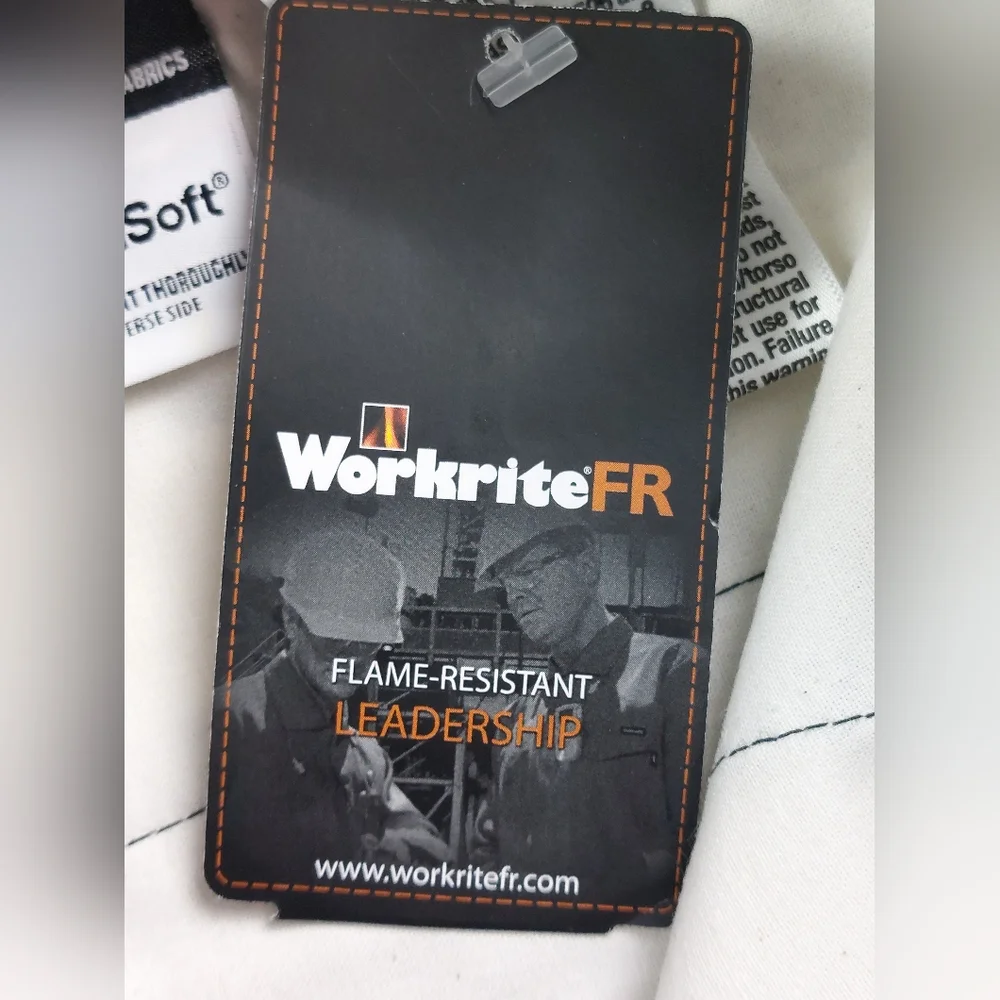 Workrite 2112 FR Pants Mens Size 48x37 (actual 48x28) Blue Westex Ultra Soft NWT